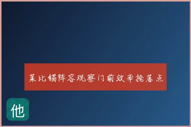 莱比锡阵容观察门前效率抢落点