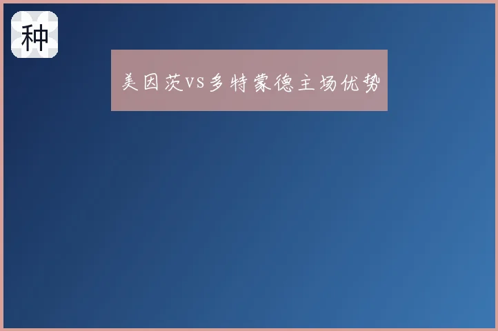 美因茨vs多特蒙德主场优势